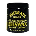 Murrays Black Beeswax 3.5 Ounce Jar (103ml) (3 Pack)