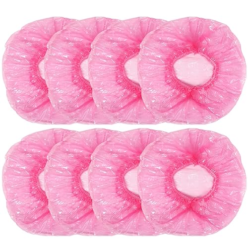 Shintop Disposable Shower Caps for Women,100 Packs Hair Caps Individually Wrapped with Large Elastic Bath Cap for Home, Hotel, Hair Salon and Spa