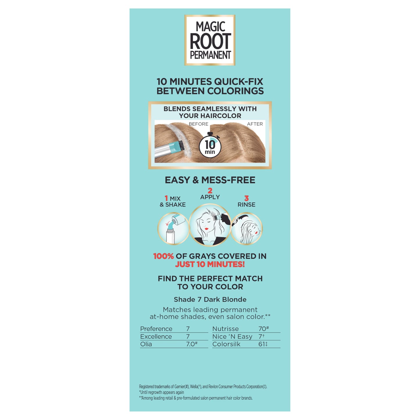 L'Oreal Paris Root Rescue Root Coloring Kit 7 Dark Blonde