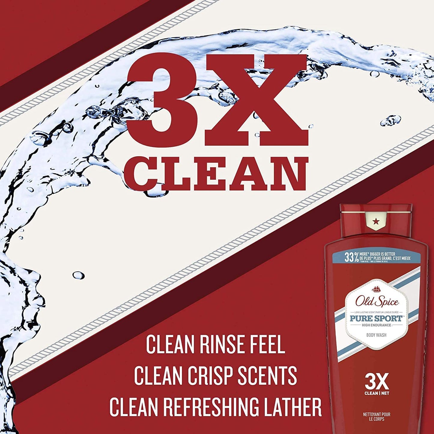 Old Spice Pure Sport, 1.12 Pound (Pack of 1) Beauty & Personal Care Old Spice