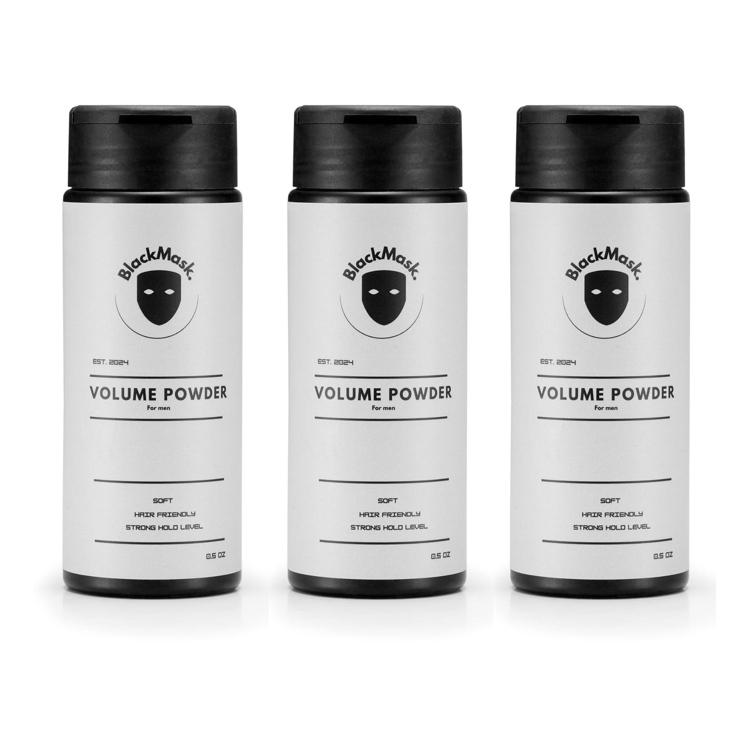 BlackMask Texture Powder for Men, Easy to Apply - Instantly Adds Texture & Volume, All-Natural Ingredients, Strong Hold, Hair Powder for Men (Pack