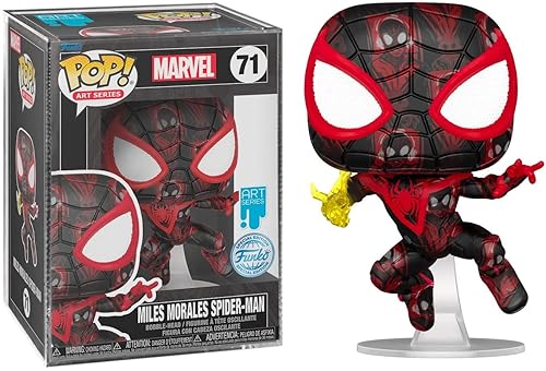 Funko Marvel Miles Morales Spider-Man Pop! Vinyl Collectible Bobble-Head Limited Edition Exclusive Art Series