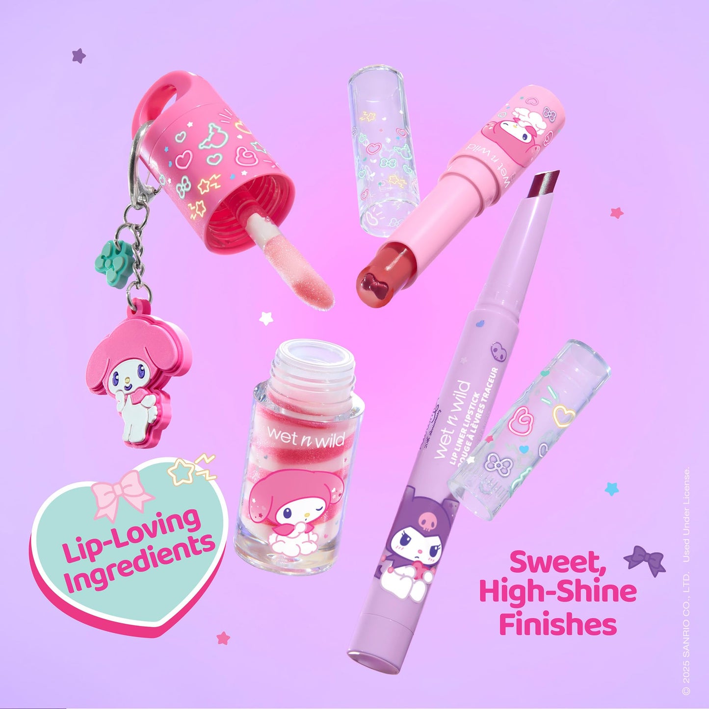 wet n wild My Melody and Kuromi Lip Liner Lipstick - Care to Share