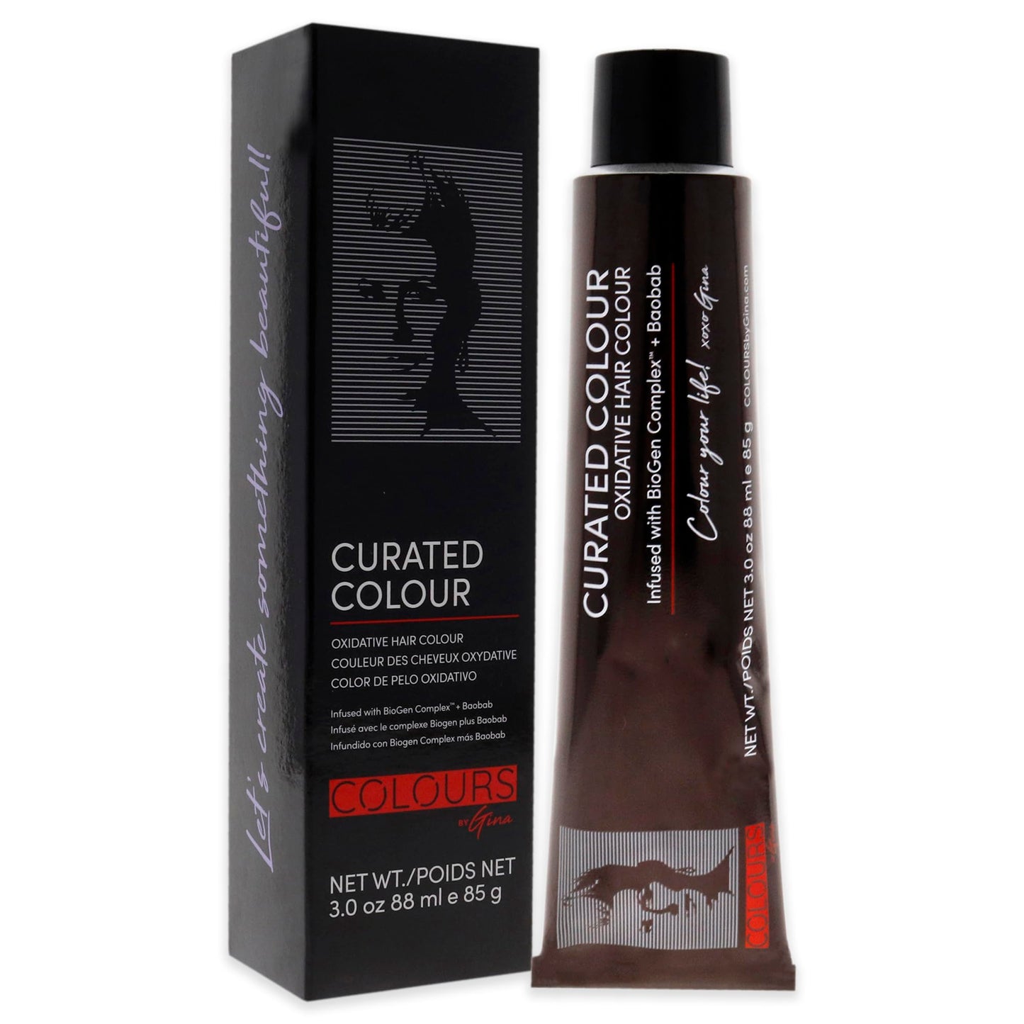 Colours By Gina Curated Colour - 0.2 Cool Violet Toner by Colours By Gina for Unisex - 3 oz Hair Color
