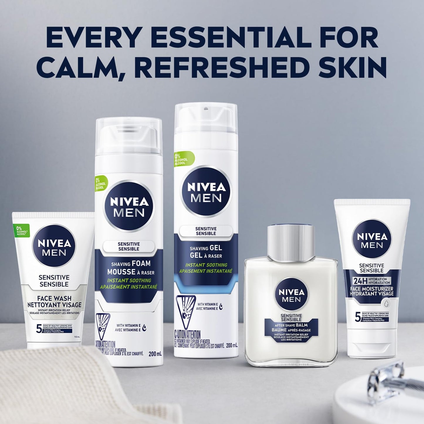 Nivea Men's 6.7-ounce Sensitive Shaving Foam Pack of 1