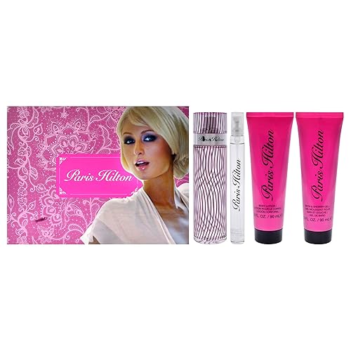 Paris Hilton by Paris Hilton, 4 Piece Gift Set women with Travel Spray