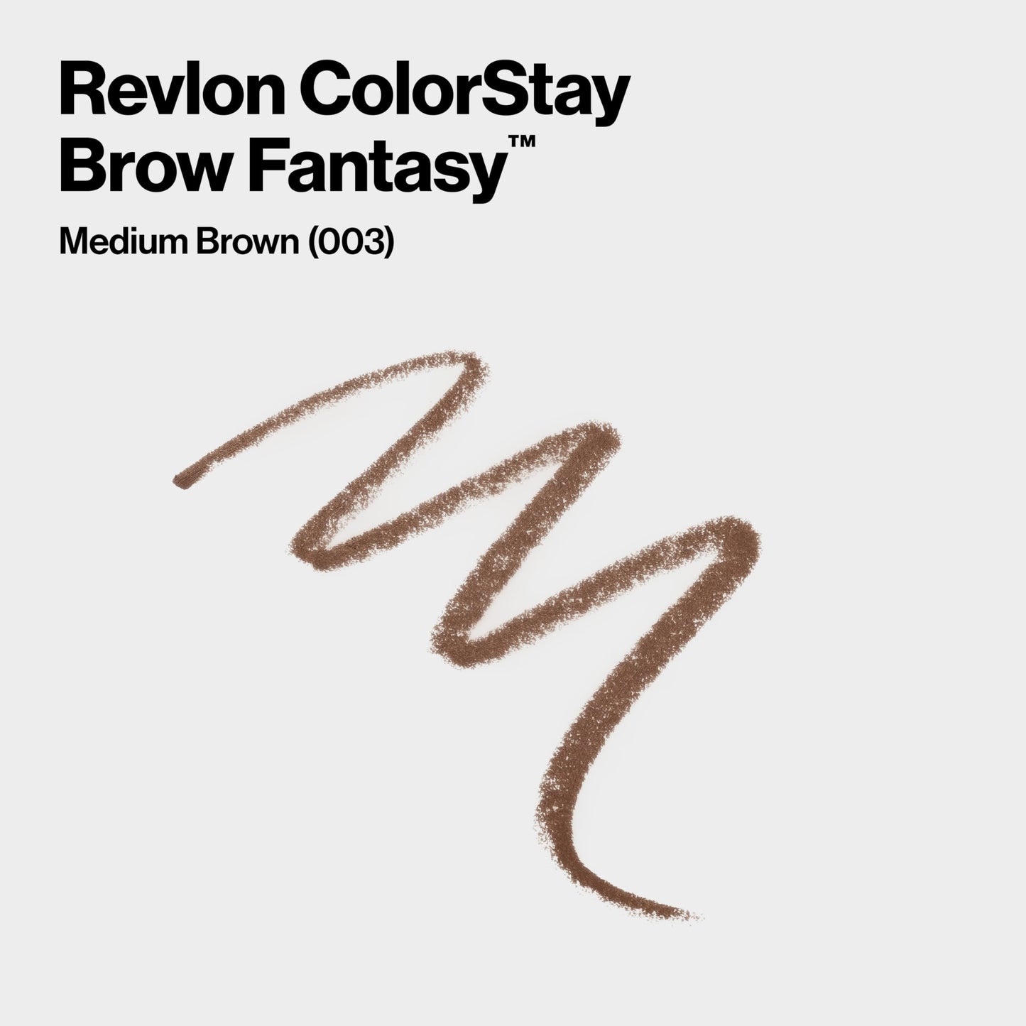 Revlon ColorStay Brow Fantasy, All In One Eyebrow Powder Pencil with Shaping Clear Gel, Smudge-proof, Stocking Stuffer for Women, 003 Medium Brown