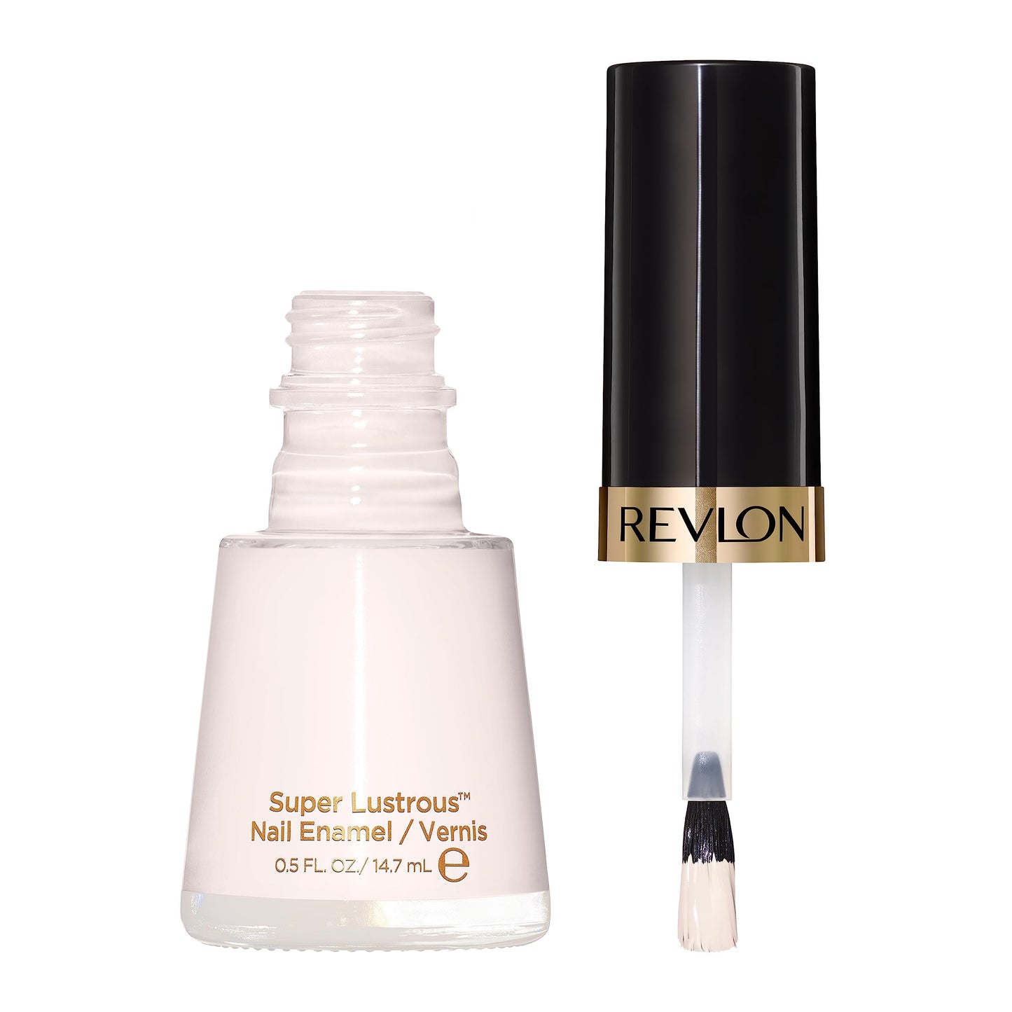 Revlon Super Lustrous Nail Polish, Chip-Resistant & Longwear Formula, High Shine Finish, 909 Sheer Petal, 0.5 fl oz