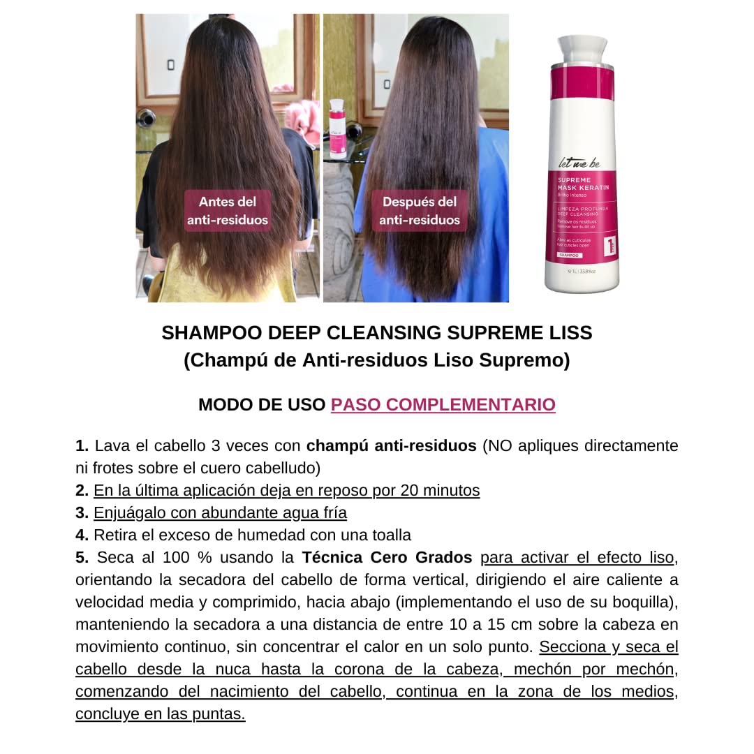 Let Me Be Blond Expert Purple Toning Mask 1000ml / 33.8 oz - Protein Smoothing Treatment for Blonde, Bleached, or Highlighted Hair - Anti-Frizz
