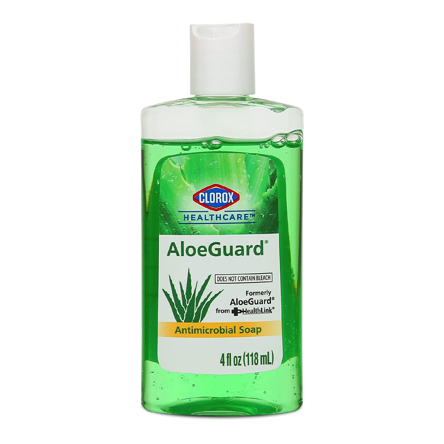 Clorox Healthcare AloeGuard Antimicrobial Liquid Hand Soap, Travel Size 4 Fl Oz Bottle, Triclosan-Free, Infused with Aloe Vera and Vitamin E, Gentle Beauty & Personal Care Clorox