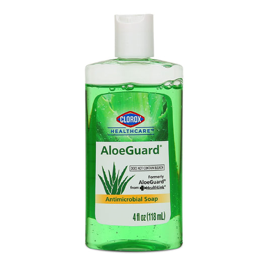 Clorox Healthcare AloeGuard Antimicrobial Liquid Hand Soap, Travel Size 4 Fl Oz Bottle, Triclosan-Free, Infused with Aloe Vera and Vitamin E, Gentle Beauty & Personal Care Clorox