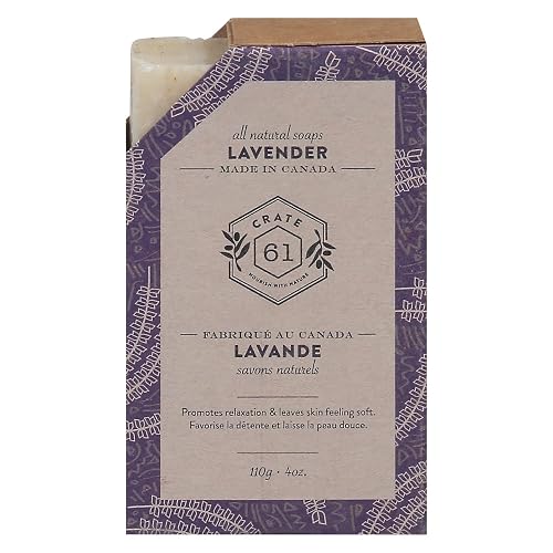 Crate 61 Soap Lavender, 110 GR Beauty & Personal Care Crate 61 Organics