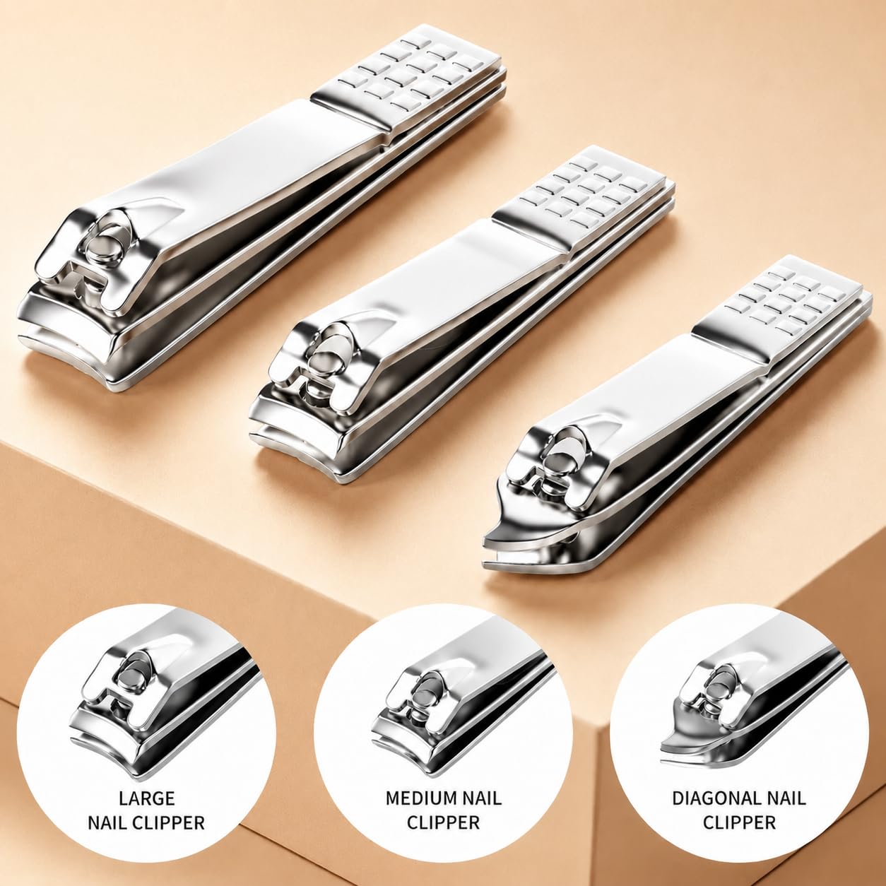 Manicure Set, Stainless Steel Nail Clipper Set with Luxurious Travel Case Beauty and Personal Care ZIZZON