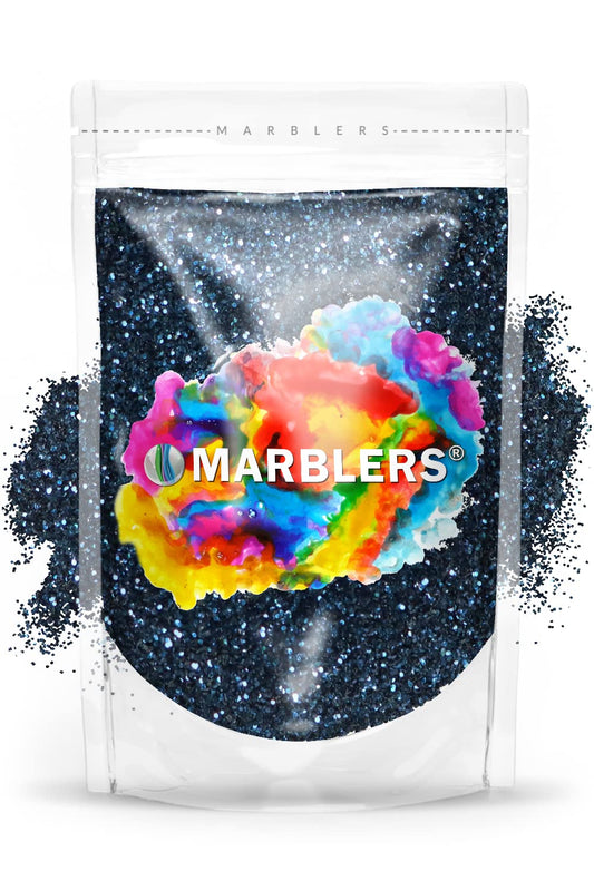 MARBLERS Twinkle Glitter [Navy] 3oz (85g) | Fine | Non-Toxic, Vegan, Cruelty-Free | Face, Body, Eyeshadow, Hair, Festival, Party Makeup | Nail Art
