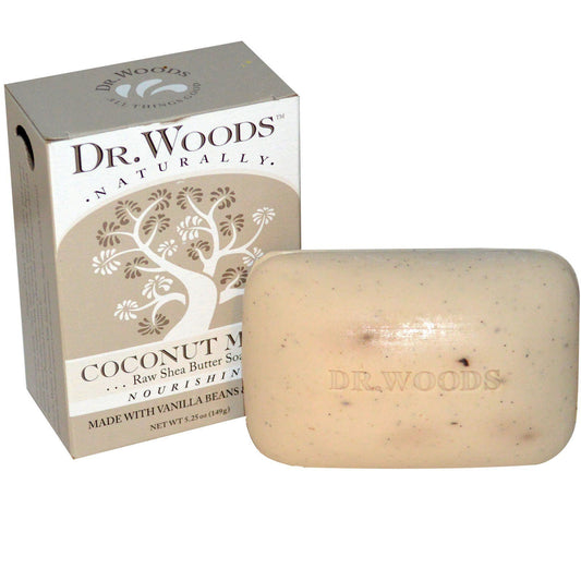 DR. Woods Naturals BAR SOAP,Coconut, 5.25 OZ Beauty & Personal Care Dr. Woods