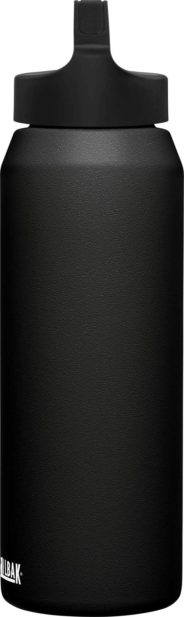 CamelBak Carry Cap Bottle - Vacuum Insulated Stainless Steel - Easy Carry, 32oz, Black