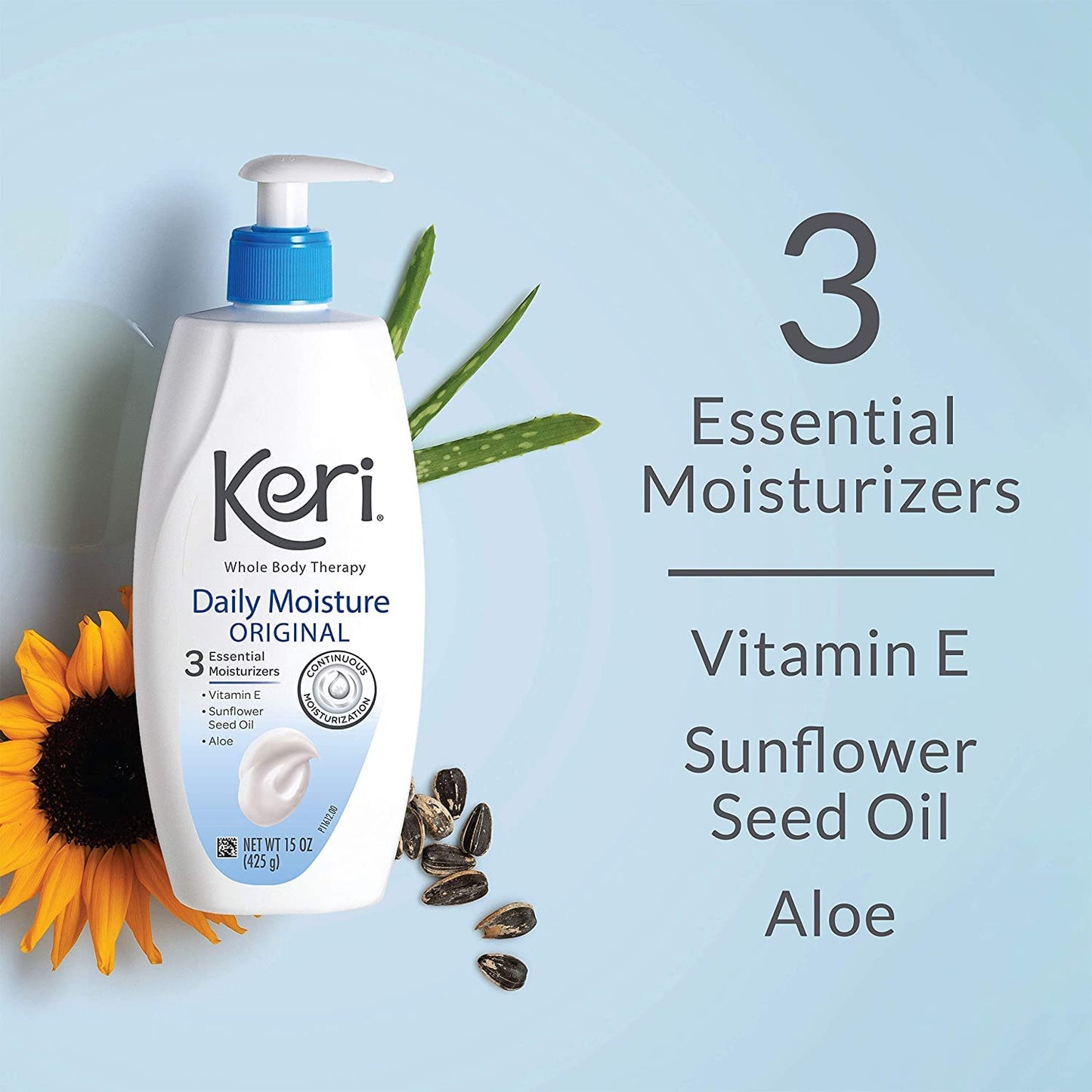 Keri Original Daily Moisture 15 oz (Pack of 3)