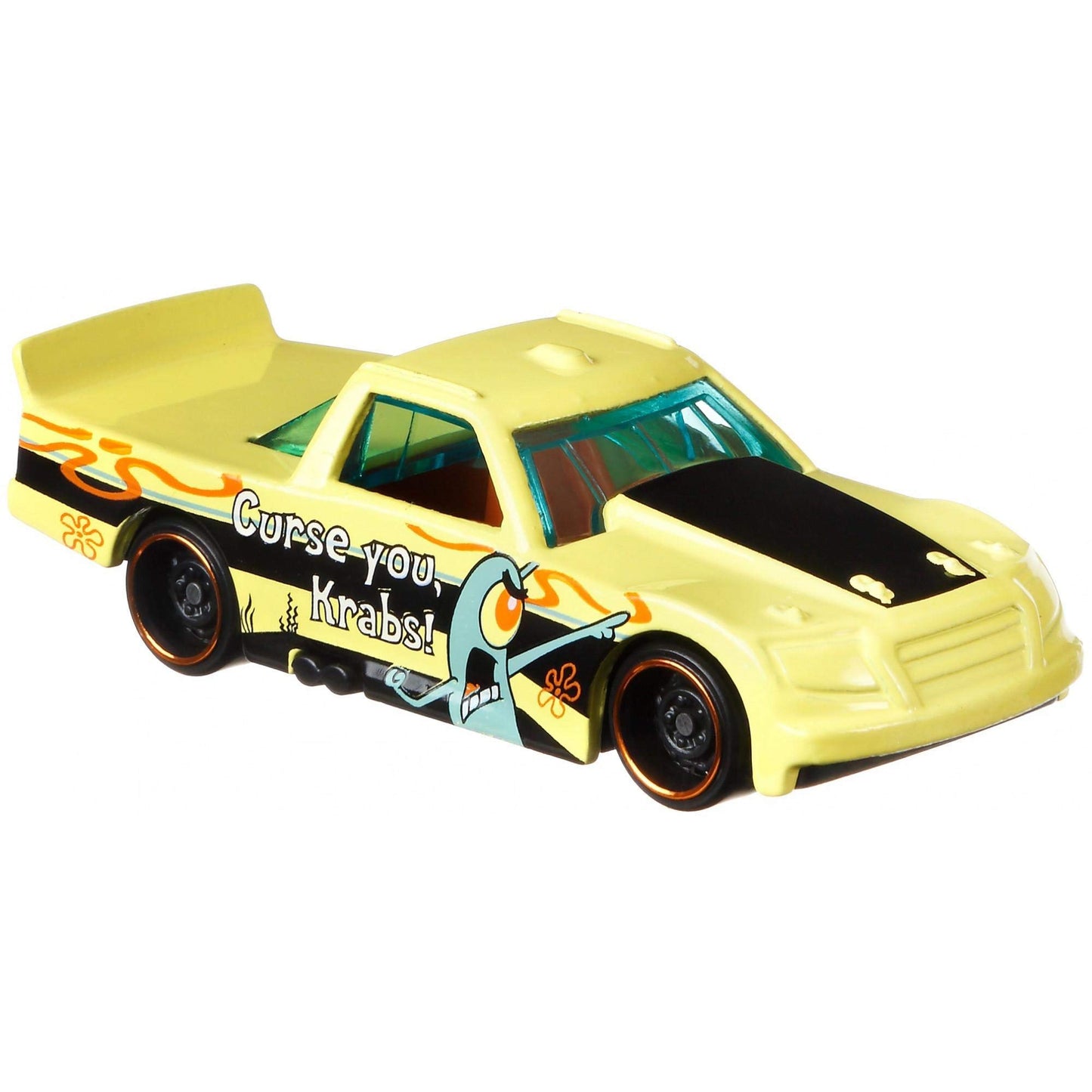Hot Wheels Spongebob Circle Trucker 3/6, Yellow