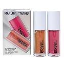 BY MARIO Makeup SuperShine Lip Gloss Duo Gift Set - Rose Gold and Rose Glaze (Full Size)