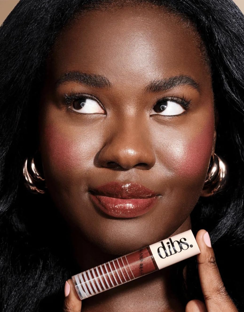 DIBS Beauty Go To Glossy Balm Lip Gloss Topper - (Soda Pop), 0.20 oz