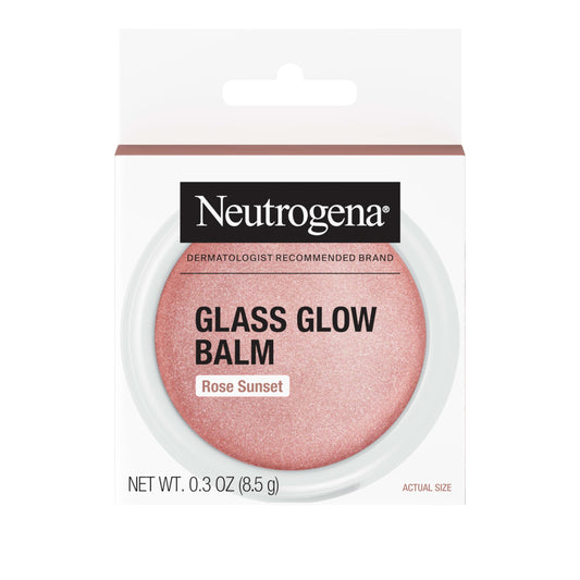 Neutrogena Glass Glow Balm, Balm Makeup for Dewy Radiant Skin, 0.3 oz