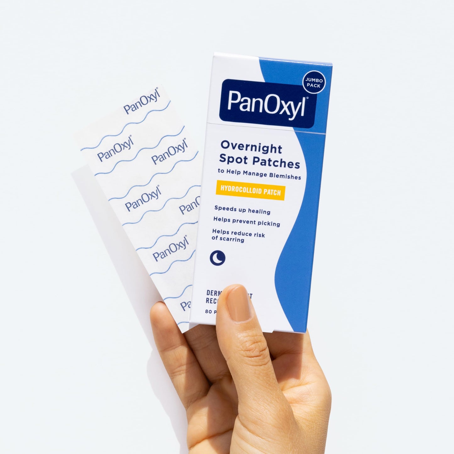 PanOxyl PM Overnight Spot Patches, Advanced Hydrocolloid Healing Technology, Fragrance Free, 80 Count Beauty and Personal Care PanOxyl