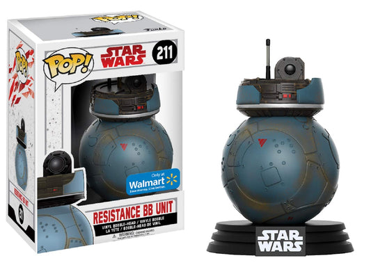 Funko Pop! Star Wars: The Last Jedi - Resistance BB Unit #211 Vinyl Figure (Bundled with Pop Box Protector CASE)