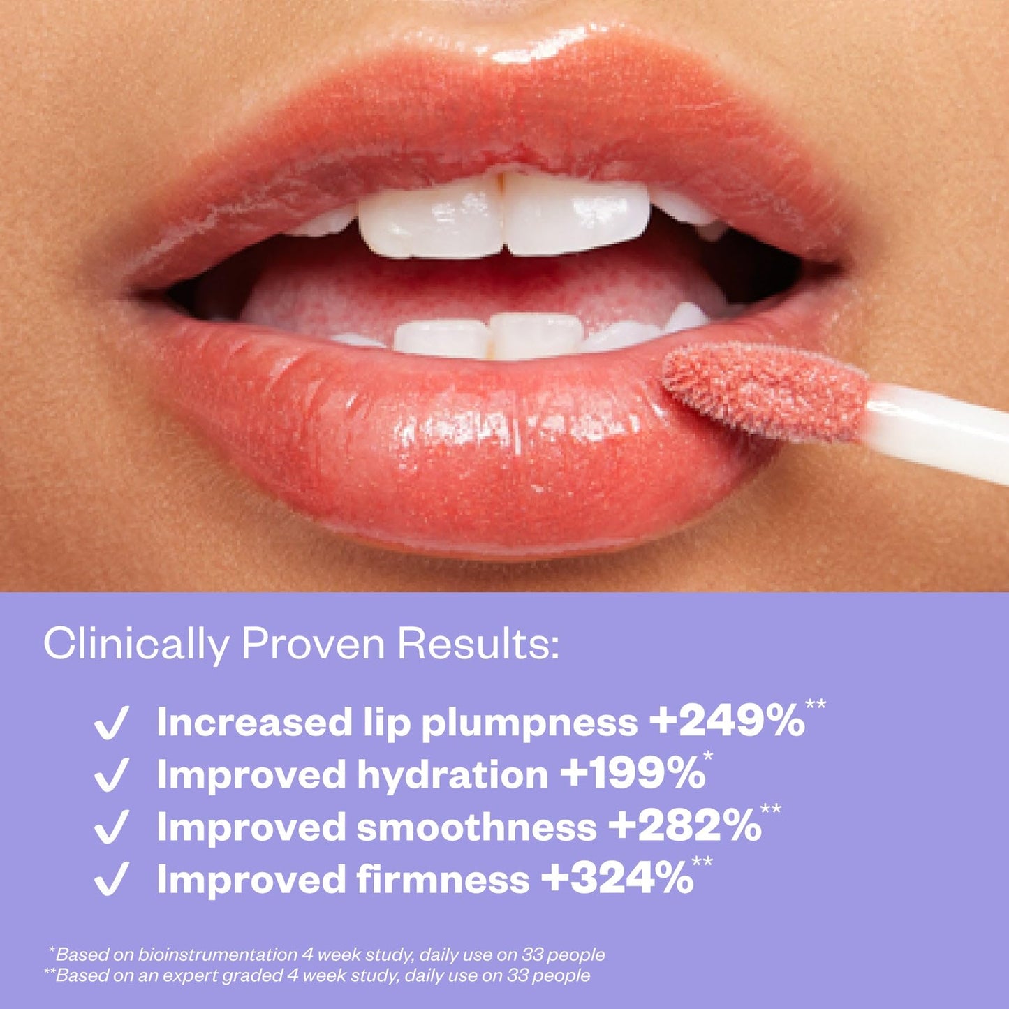 Kosas Wet Lip Oil Gloss - Hydrating Lip Plumping Treatment with Hyaluronic Acid & Peptides, Non-Sticky Finish (Dip)