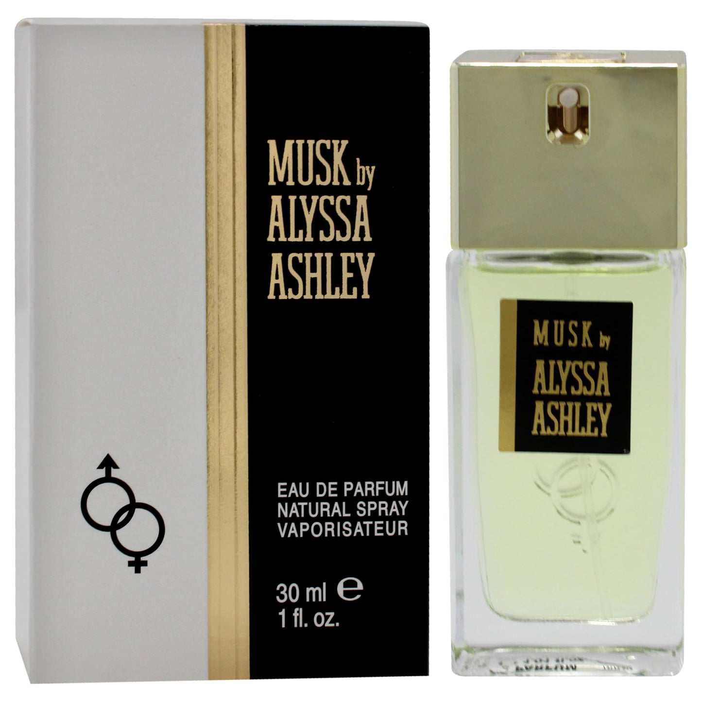 Alyssa Ashley Musk - Perfume for Men and Women with Citrus and Sicilian Bergamot - Travel Size Perfume Mini Fragrances - 1 oz EDP Spray