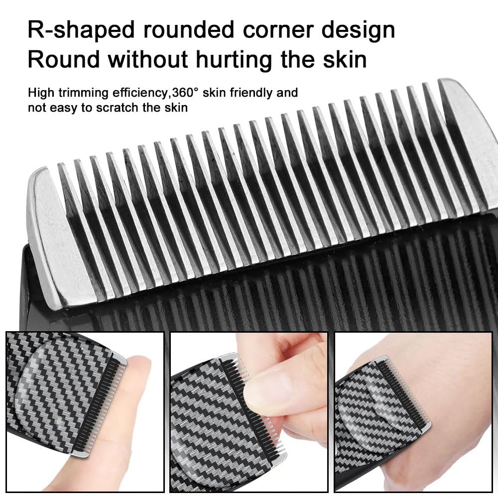 Hair Clippers for Men, Professional Clippers and Trimmers Set with LED Display, 2 Guide Combs,Cordless Beard Trimmer, Rechargeable Electric Shaver Beauty and Personal Care QDKVTNDJZ