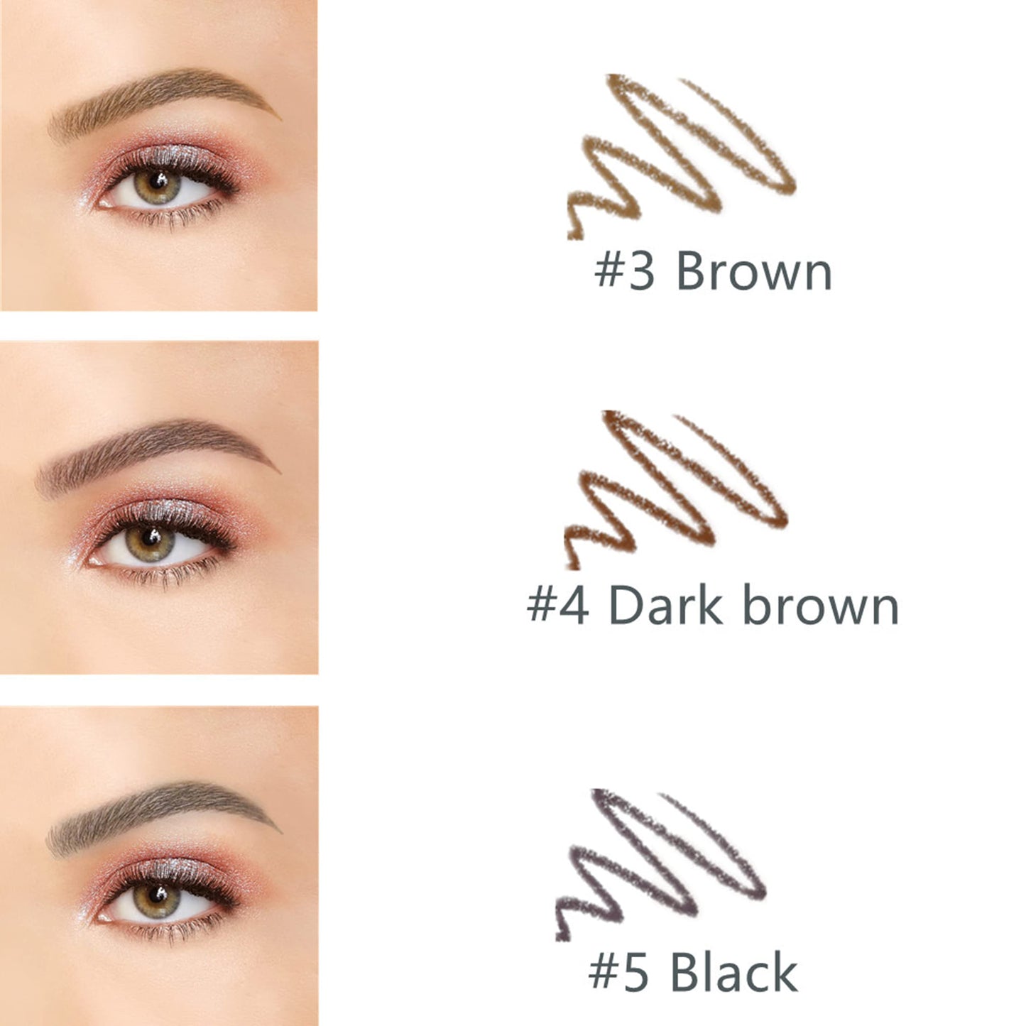 Eyebrow Pencil,3 PCS Waterproof Professional Makeup Micro Brow Pencil,Brow Kit with Eyebrow Brush and Razor,Ultra-Fine Mechanical Pencil,Eyebrow Beauty and Personal Care BECHY