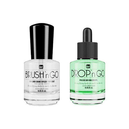 duri Brush'n Go Top Coat and Drop'n Go Drying Drops