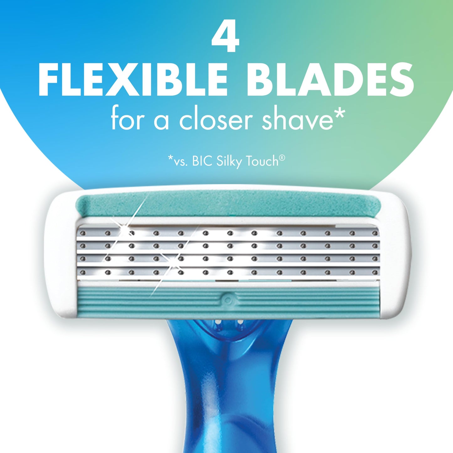 BIC Soleil 4 Women's Disposable 4-Blade Razors, Flexible Shave for Smooth Summer Skin, 7-Pack Beauty and Personal Care BIC