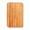 John Boos Chop-N-Slice Series Rectangular Wooden Maple Cutting Board 18”x12” - 1.25” Thick, 8-lb Reversible Butcher Block with Eased Corners…