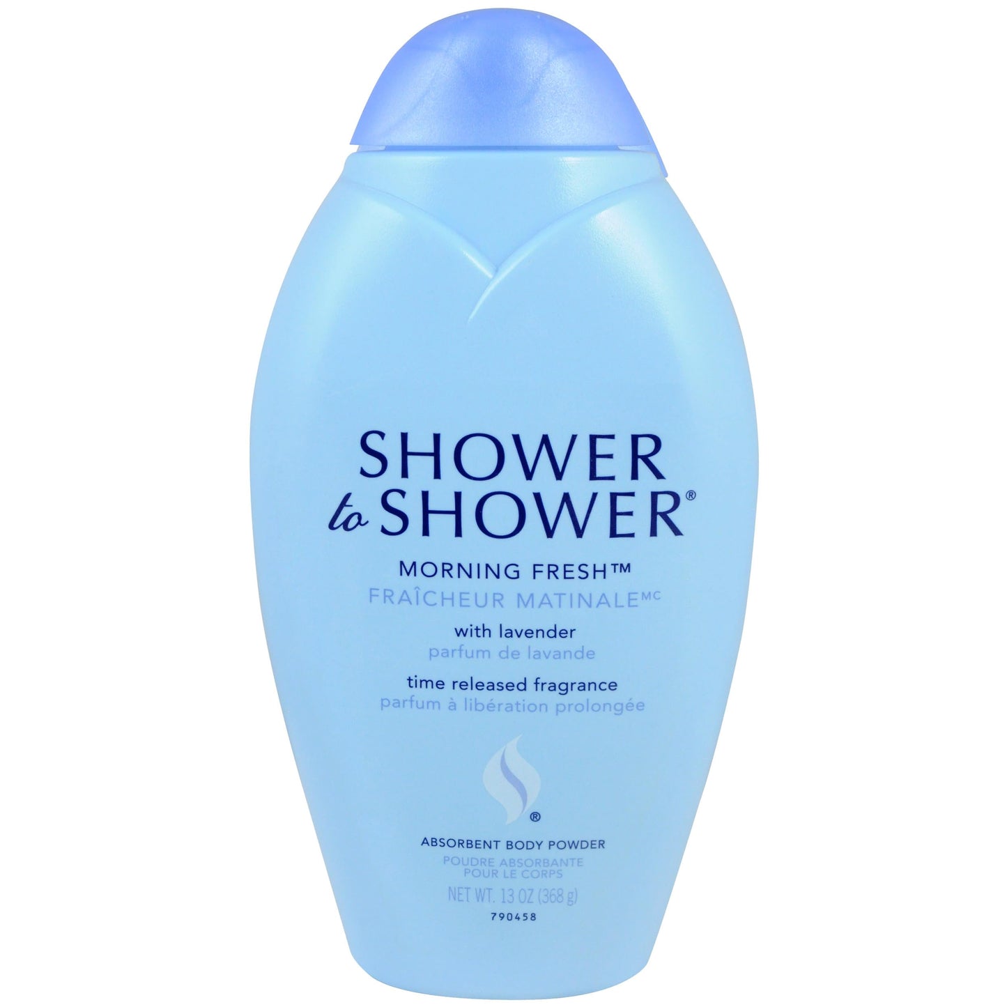 Shower to Shower Morning Fresh Body Powder with Lavender for Men & Women, Talc Free, Sweat Absorbing, Prevents Chafing & Odor, Deodorizing All Over