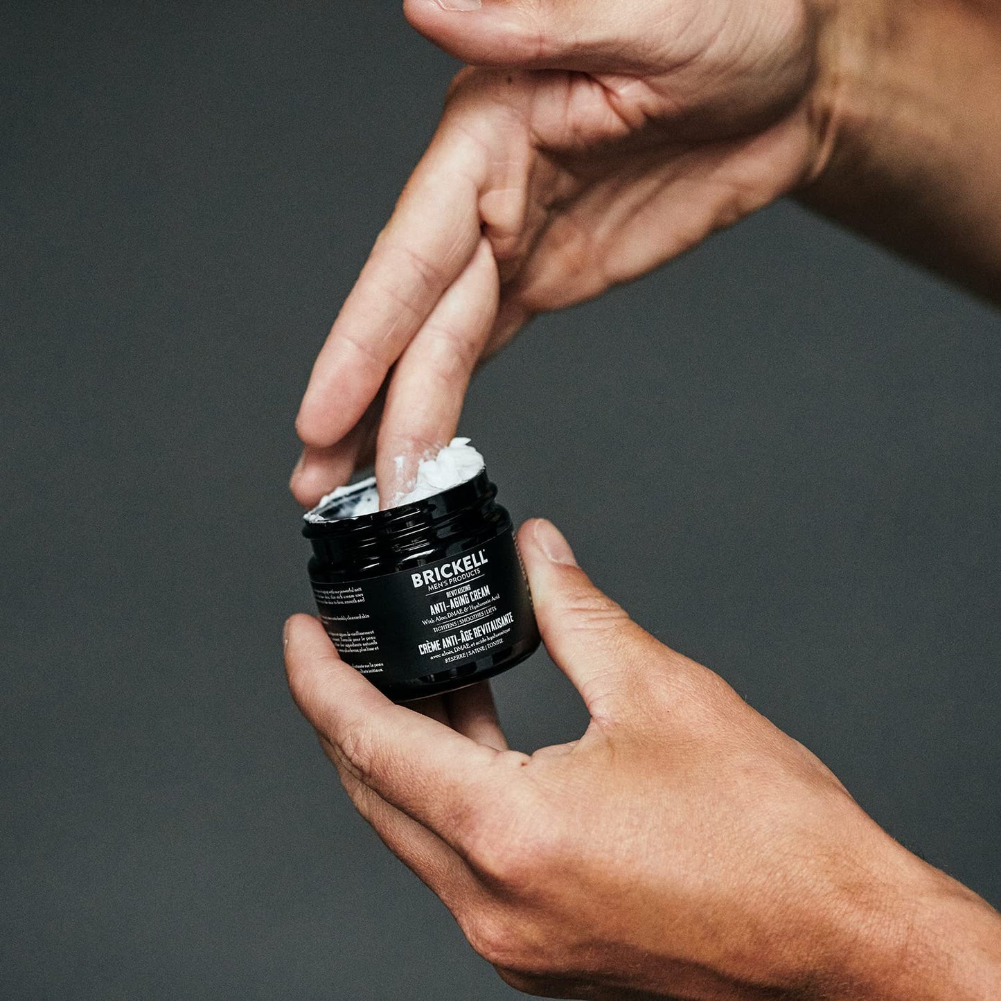 Brickell Men's Revitalizing Anti-Aging Cream For Men, Face Moisturizer For Face To Reduce Fine Lines and Wrinkles, Natural and Organic Anti Wrinkle