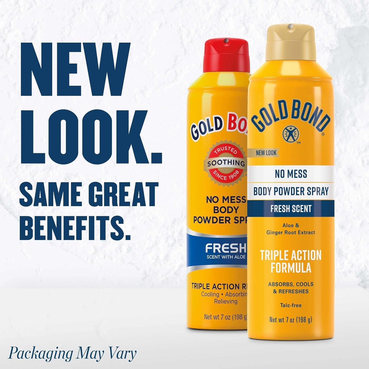 Gold Bond, No Mess Body Powder Spray, 7 Ounce
