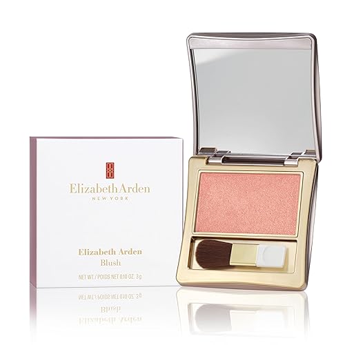 Elizabeth Arden Blush for Cheeks, Face Makeup, Powder Warm Shimmer Finish, Buildable Color, Talc-Free, Pink Sunset, 1 count