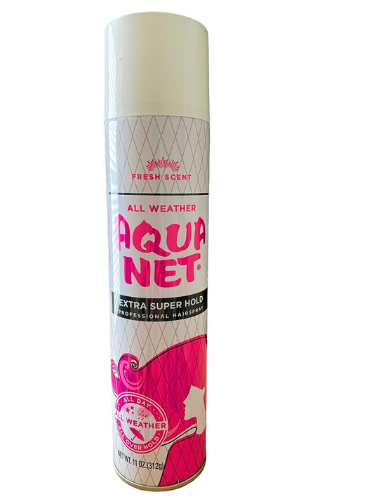 Aqua Net Aerosol Hair Spray Extra Super Hold 11 Oz. - Pack of 3