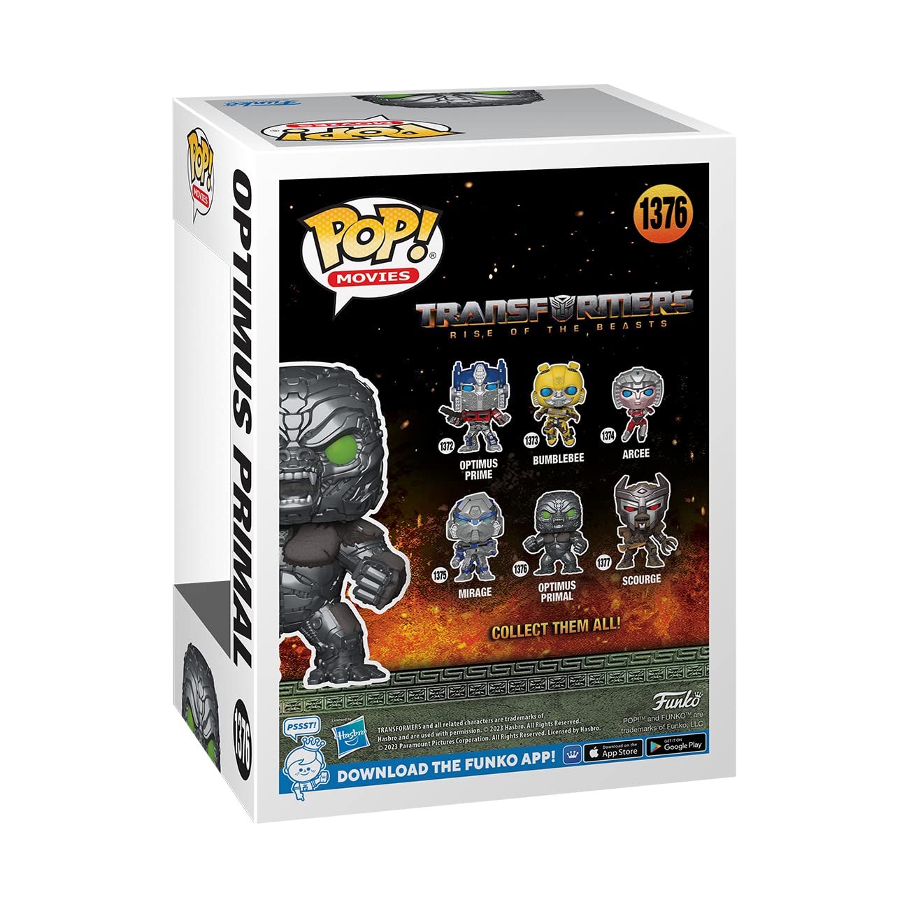 Funko POP! Movies: Transformers: Rise of The Beasts - Optimus Primal - Collectable Vinyl Figure - Gift Idea - Official Merchandise - for Kids…