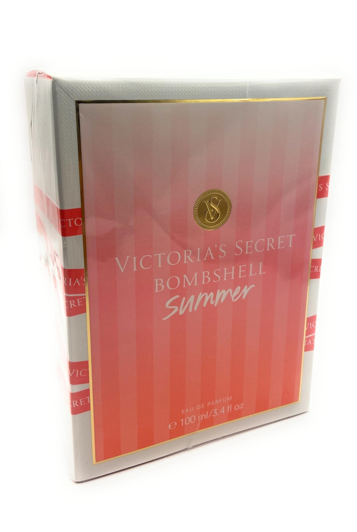 Victoria's Secret Bombshell Summer Perfume For Women Eau De Parfum 3.4 Fl Oz - Fruity Floral Scent with Juicy Grapefruit, Black Currant, Lily of the