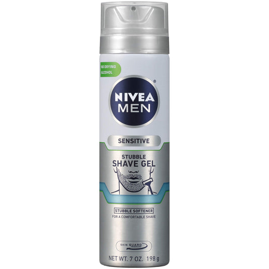Nivea Men Sensitive Skin & Stubble Shave Gel - with Beard Softener For Men - 7 Ounce. Can Beauty and Personal Care NIVEA MEN