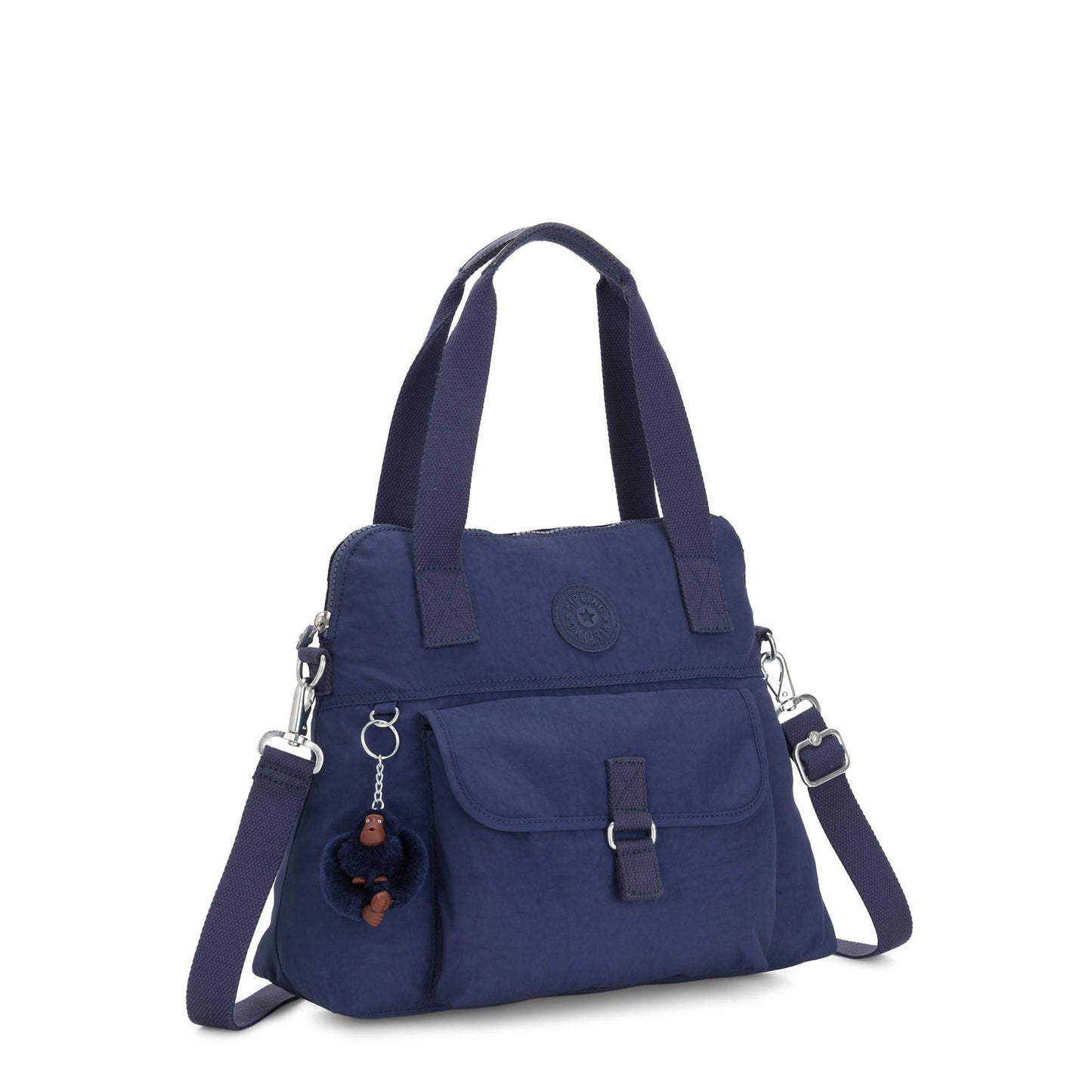Kipling Pahneiro Handbag Ink Blue Tonal
