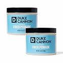 Duke Cannon News Anchor Fiber Pomade 2-Pack - 4.6 oz Each - Strong Hold Matte Finish Hair Styling Cream for Men - Thickens Texturizes and Adds