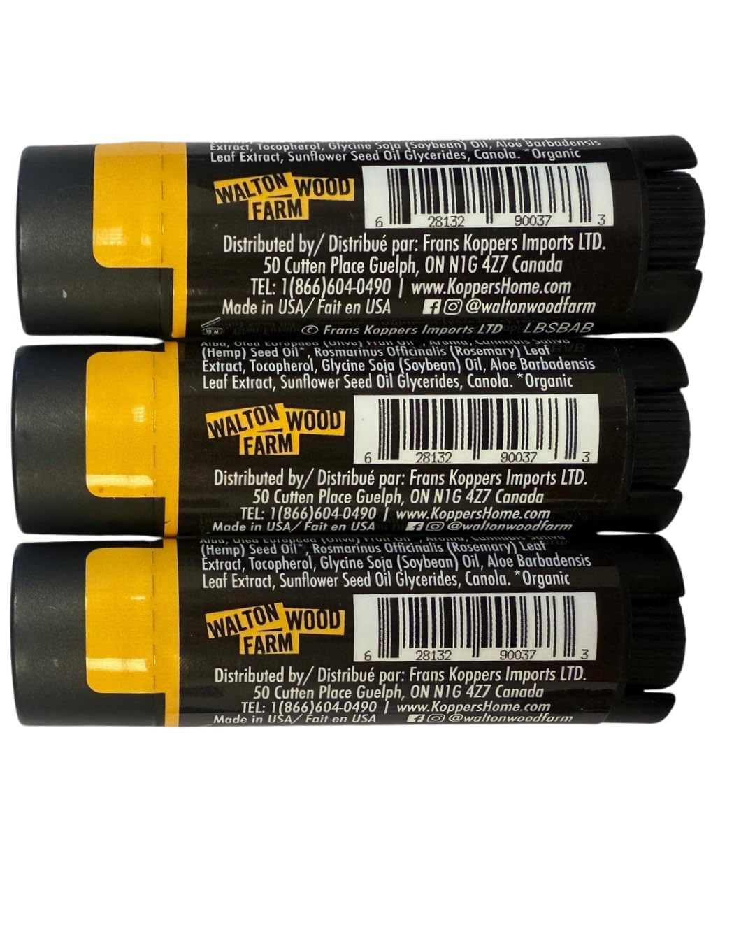 Walton Wood Farm, 3 Pack Lip Balm (Beach Babe) Beauty and Personal Care Walton Wood Farm