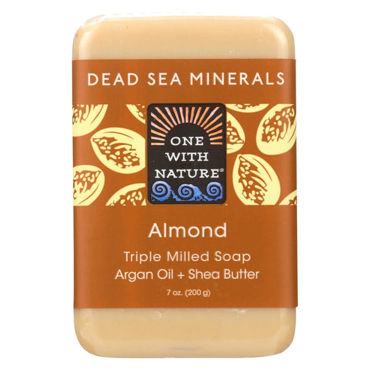 One With Nature Almond Soap Bar - 7 oz Beauty & Personal Care One With Nature