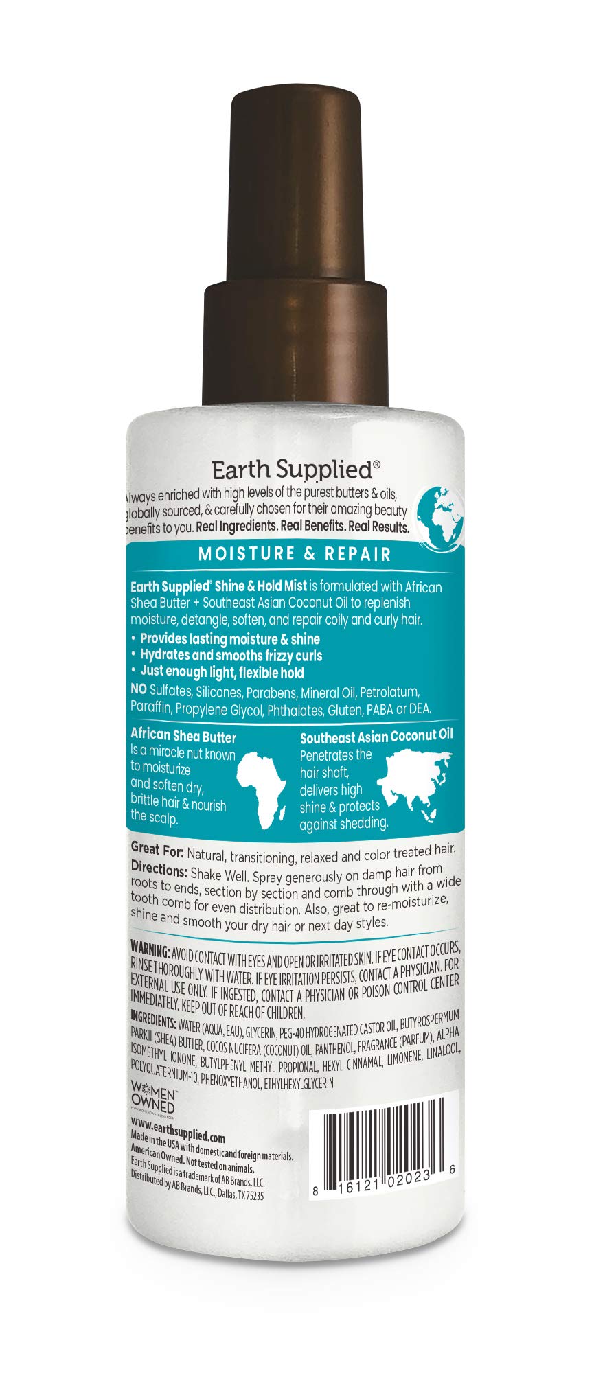 Earth Supplied Shine & Hold Mist