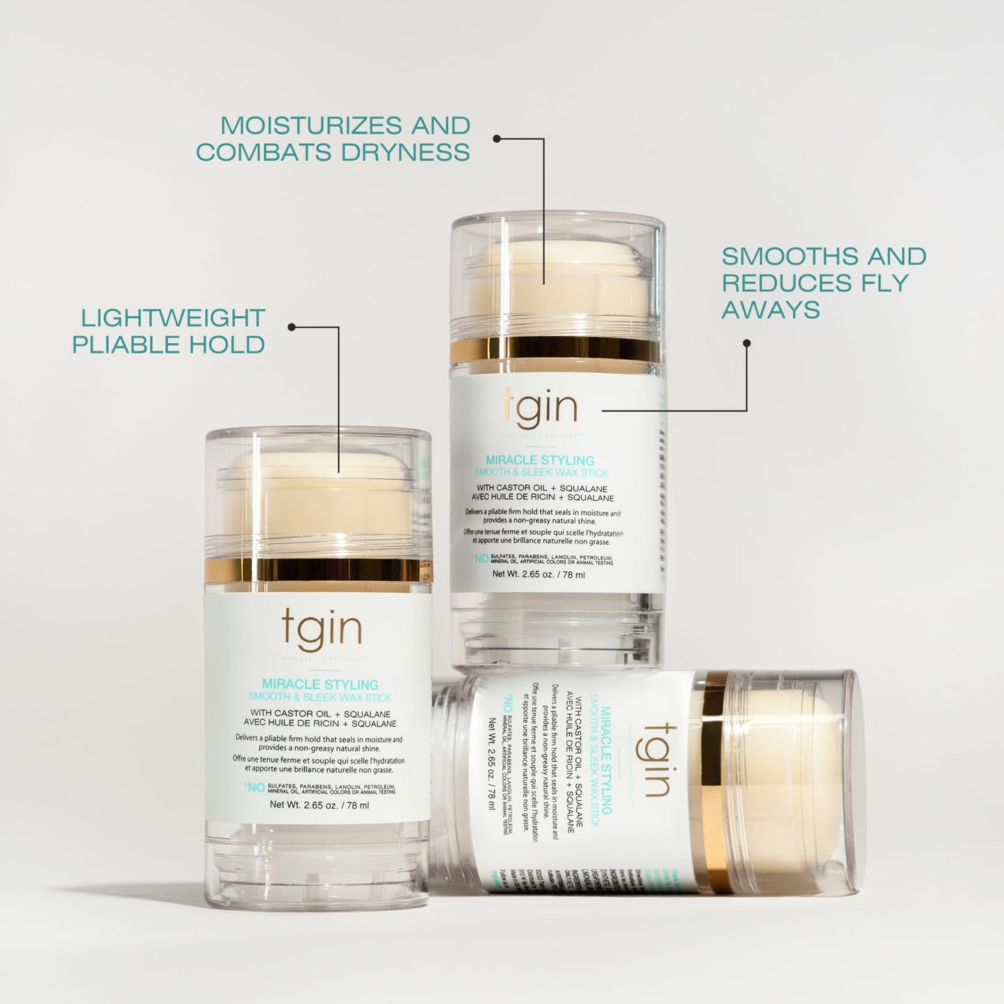Thank God It's Natural Smooth & Sleek Wax Stick Store - Miracle Styling Smooth & Sleek Slick Back Products