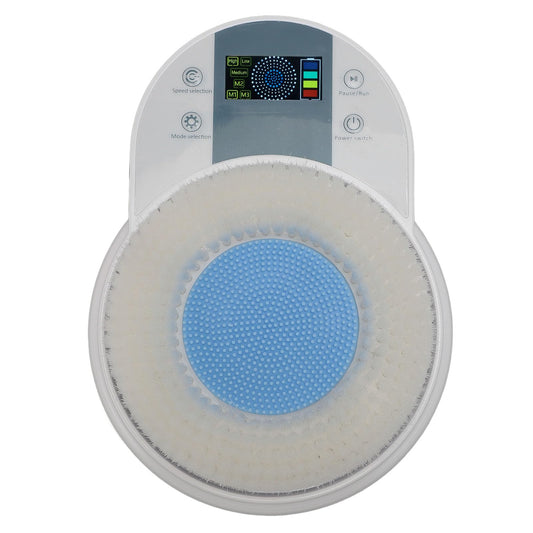 Electric Back Scrubber for Shower, Wall-Mounted 3-Speed Deep Cleansing Bath Brush with Auto Shut-Off & AI Chip, Compatible with US Plug Beauty and Personal Care Yosoo