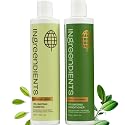 Ingreendients Non Toxic Sulfate Free Volumizing Shampoo & Conditioner with Organic Ingredients For Fine & Thin Hair - Color Safe, Paraben & Gluten